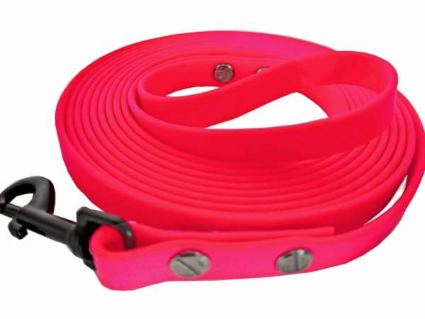 Leine für Katzen 3m neonpink wasserfest robust